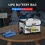 STARTRC Lipo Safe Bag Feuerfeste, explosionsgeschützte Tasche Großraum-Lipo Akku Aufbewahrungsbox Schutzschalter Schutztasche zum Aufbewahren und Laden