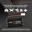 Kraftmax Akku Racing-Pack mit Tamiya Stecker - 9,6V / 2200mAh (min 2000 mAh) NiMH Akku/Hochleistungs RC Akkupack (Packung mit 2)