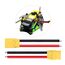 YIXISI 2 Paar XT90 Stecker Männlich Weiblich Stecker, XT90 Plug Male Female Connector mit Mantel Gehäuse Stecker, mit 100mm 10AWG Silikondraht, für RC Lipo Batterie FPV Drohne