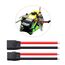 YIXISI 2 Paar XT90 Stecker Männlich Weiblich Stecker, XT90 Plug Male Female Connector mit Mantel Gehäuse Stecker, mit 100mm 10AWG Silikondraht, für RC Lipo Batterie FPV Drohne, Schwarz