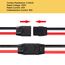 YIXISI 2 Paar XT90 Stecker Männlich Weiblich Stecker, XT90 Plug Male Female Connector mit Mantel Gehäuse Stecker, mit 100mm 10AWG Silikondraht, für RC Lipo Batterie FPV Drohne, Schwarz