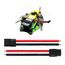 YIXISI 3 Paar XT60 XT60H Stecker Männlich Weiblich Stecker, XT60H Plug Male Female Connector mit Mantel Gehäuse Stecker, mit 100mm 12AWG Silikondraht, für RC Lipo Batterie FPV Drohne, Schwarz