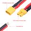 YIXISI 5 Paar XT30 Stecker Männlich Weiblich Stecker, XT30 Plug Male Female Connector mit 100mm 14AWG Silikondraht, für RC Lipo Batterie FPV Drohne