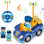 Pup Go Kleinkind RC Cartoon Polizeiauto mit Musik und Lichtern, 2 austauschbare Puppen, Erste Ferngesteuerte Auto für Jungen und Mädchen, 18 Monate+, Perfektes Geburtstags