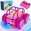 MaxTronic Amphibien Ferngesteuertes Auto, Wiederaufladbares Direktladen RC Auto 360° Salto wasserdichtes RC Stunt Auto 2.4GHz 15KM/H 4WD Allrad Geländewagen Spielzeug Jungen und Mädchen