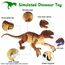 Kizmyee Dinosaurier Spielzeug, Dino Ferngesteuertes Velociraptor für Kinder, Realistische Gehbewegungen, Brüllt, Leuchtende Augen und Kopfschütteln, Kindergeburtstag Geburtstag Geschenke für Kinder