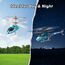 VATOS RC-Hubschrauber für Jungen, 2.4G Ferngesteuerter Hubschrauber mit LED-Licht für Kinder ab 12 Jahren, Feste Höhe, Start mit Einer Taste, RC-Flugzeuge Jungen und Erwachsene