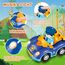 Pup Go Kleinkind RC Cartoon Polizeiauto mit Musik und Lichtern, 2 austauschbare Puppen, Erste Ferngesteuerte Auto für Jungen und Mädchen, 18 Monate+, Perfektes Geburtstags