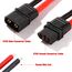YIXISI 3 Paar XT60 XT60H Stecker Männlich Weiblich Stecker, XT60H Plug Male Female Connector mit Mantel Gehäuse Stecker, mit 100mm 12AWG Silikondraht, für RC Lipo Batterie FPV Drohne, Schwarz