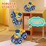 Pup Go Kleinkind RC Cartoon Polizeiauto mit Musik und Lichtern, 2 austauschbare Puppen, Erste Ferngesteuerte Auto für Jungen und Mädchen, 18 Monate+, Perfektes Geburtstags