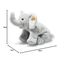 Steiff 242656 Floppy Trampili Elefant, 20cm, Gray Violet, Plüschtier liegend