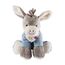 Sterntaler Spieluhr M Esel Emmi – Babyspieluhr aus Flausch & Jersey - Kuscheltier waschbar mit entnehmbarem Spielwerk, Melodie „La Le Lu“ – Einschlafhilfe ab Geburt - zuhause & unterwegs – 20x20x9 cm