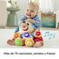 Fisher-Price Lernspaß-Hündchen mit drei Stufen | sprechendes Kuscheltier mit Musik als Kinderspielzeug und Baby Spielzeug | Interaktiver Teddybär, Version: Spanisch, FPM53