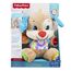 Fisher-Price Lernspaß-Hündchen mit drei Stufen | sprechendes Kuscheltier mit Musik als Kinderspielzeug und Baby Spielzeug | Interaktiver Teddybär, Version: Spanisch, FPM53