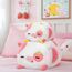Mewaii Erdbeerkuh Plüschkissen 20CM Weiches Kawaii Kuscheltier für Kinder,Niedliches Erdbeerkuh Plüschtier,Perfektes Kuschelkissen und Geschenk