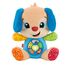 Fisher-Price Laugh & Learn JFD26 Plüschtier mit Smart Stages Musikalisches Lernspielzeug für Babys ab 6 Monaten, mehrsprachige Version: Italienisch, Spanisch, Portugiesisch, Englisch
