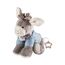 Sterntaler Spieluhr M Esel Emmi – Babyspieluhr aus Flausch & Jersey - Kuscheltier waschbar mit entnehmbarem Spielwerk, Melodie „La Le Lu“ – Einschlafhilfe ab Geburt - zuhause & unterwegs – 20x20x9 cm