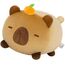 Mewaii Capybara Plüschkissen 20CM Weiches Kawaii Kuscheltier für Kinder,Niedliches Wasserschwein Plüschtier,Perfektes Kuschelkissen und Geschenk