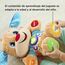 Fisher-Price Lernspaß-Hündchen mit drei Stufen | sprechendes Kuscheltier mit Musik als Kinderspielzeug und Baby Spielzeug | Interaktiver Teddybär, Version: Spanisch, FPM53