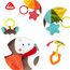 Fehn Activity-Spieltier Fledermaus – Baby Motorikspielzeug für Kinderwagen, Kinderbett und Babyschale zum Beißen, Greifen und Geräusche erzeugen - Beißring Spielzeug für Babys und Kinder ab 0+ Monaten