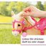 BABY born, Puppenpferd, BABY born My Cute Horse, interaktives Pferd mit Lauf-und Soundfunktion, Plüsch, rosa Sattel und Zaumzeug sowie Pins zum Dekorieren, 831168, Zapf Creation