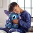 Disney Store Stitch Offizielles mittelgroßes Kuscheltier für Kinder, 38 cm, Kuscheltier mit Stickereien, Plüschoberfläche und beweglichen Schlappohren, geeignet ab 12 Monaten