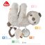 Fehn Activity-Faultier – Motorikspielzeug zum Aufhängen für Kinderwagen, Kinderbett und Babyschale – zum Beißen, Greifen und Geräusche erzeugen – Spielzeug für Babys und Kinder ab 0+ Monaten