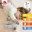Fehn Activity-Faultier – Motorikspielzeug zum Aufhängen für Kinderwagen, Kinderbett und Babyschale – zum Beißen, Greifen und Geräusche erzeugen – Spielzeug für Babys und Kinder ab 0+ Monaten