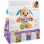 Fisher-Price Lernspaß-Hündchen mit drei Stufen | sprechendes Kuscheltier mit Musik als Kinderspielzeug und Baby Spielzeug | Interaktiver Teddybär, Version: UK-Englisch , FPM43