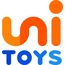 Uni-Toys - Strauß mit wendbarer Haube - Boy/Girl - Baby-Shower-Party Geschenk - 28 cm (Höhe) - Plüschtier, Kuscheltier