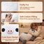 Mewaii Weighted Plüsch Grau Kuh Kuscheltier 58cm,1.8kg (4.0 lbs) Kawaii Plüschtiere für Kinder,Komfortabel und Kuschelig, Kuscheltiere für Frauen und Männer