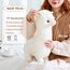 Celawork 45cm Alpaka Kuscheltier, Stand Alpaka Plüschtier, kuschel alpaka, Lama Stofftier Geschenk für Kinder Mädchen Jungen(45cm, Weiß)