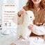 Celawork 35cm Alpaka Kuscheltier, Stand Alpaka Plüschtier, kuschel alpaka, Lama Stofftier Geschenk für Kinder Mädchen Jungen(35cm, Weiß)
