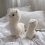 Celawork Alpaka Kuscheltier, Stand Alpaka Plüschtier, kuschel alpaka, Lama Stofftier Geschenk für Kinder Mädchen Jungen(25cm, Weiß) (Packung mit 2)