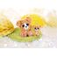 NICI 46312 Glubschis Hund Lollidog 9cm Schlüsselanhänger, Plüschtieranhänger mit Schlüsselring, Stofftierschlüsselhalter, braun/weiß