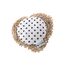 Medi Partners Kirschkernkissen Mikrowelle für Babys 180g rund 15cm Körnerkissen Wärmekissen 100% Baumwolle Öko Natur - Kirschkernkissen Wärme + Kältetherapie Massagetherapie (Dots)