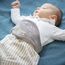 Babyjem Kirschkernkissen - Größenverstellbarer Wärmekissen für Babys - Dinkelkissen ideal geeignet bei Bauchschmerzen & Blähungen - Körnerkissen aus 100% Baumwolle Grau