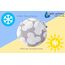 Medi Partners Kirschkernkissen Mikrowelle für Babys 180g rund 15cm Körnerkissen Wärmekissen 100% Baumwolle Öko Natur - Kirschkernkissen Wärme + Kältetherapie Massagetherapie (Miki)