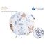 Medi Partners Kirschkernkissen Mikrowelle für Babys 180g rund 15cm Körnerkissen Wärmekissen 100% Baumwolle Öko Natur - Kirschkernkissen Wärme + Kältetherapie Massagetherapie (Reh)