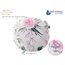 Medi Partners Kirschkernkissen Mikrowelle für Babys 180g rund 15cm Körnerkissen Wärmekissen 100% Baumwolle Öko Natur - Kirschkernkissen Wärme + Kältetherapie Massagetherapie (rosa Blüten)