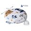 Medi Partners Kirschkernkissen Mikrowelle für Babys 180g rund 15cm Körnerkissen Wärmekissen 100% Baumwolle Öko Natur - Kirschkernkissen Wärme + Kältetherapie Massagetherapie (Boho Animals)