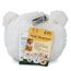 GRÜNSPECHT Mein kleiner Wärmefreund Eisbär, Kirschkern-Wärmekissen mit waschbarem Bezug für Kinder, wärmendes Kuscheltier bei Bauchschmerzen & Erkältung (373-V1)