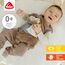 Fehn Wärmetier Otter – Wohltuendes Kuscheltier mit entnehmbarem Wärme- /Kältesäckchen – Körnerkissen für Babys und Kleinkinder ab der Geburt