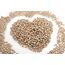 Medi Partners Kirschkernkissen Mikrowelle für Babys 180g rund 15cm Körnerkissen Wärmekissen 100% Baumwolle Öko Natur - Kirschkernkissen Wärme + Kältetherapie Massagetherapie (Graue Blumen)