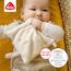 Fehn Kirschkernkissen Schaf - Kuschelkissen mit entnehmbarem Wärme-/ Kältesäckchen - für Babys und Kleinkinder ab 0+ Monaten