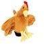 Beleduc 40112 - Handpuppe Huhn, Bewährt im Kindergarten, Mehrfarbig, OneSize