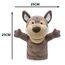 LOMTRATS Tierhandpuppen für Kinder, Kleinkind enthält Wolf, Tiger, Löwe, AFFE und bewegliche offene Münder, perfekt zum Geschichtenerzählen, Unterrichten, im Vorschulalter und als Geburtstagsgeschenk