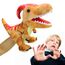 Dinosaurier Spielzeug Dinosaurier Puppen für Kinder, Dinosaurier Handpuppen, Dinosaurier Plüsch Kuscheltiere, Fingerpuppen, Geschenke, Dinosaurier Spielzeug ab 3 4 5 6