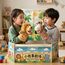 LOMTRATS Handpuppen für Kinder, Kleinkind enthält Wolf, Tiger, Löwe, AFFE und bewegliche offene Münder, perfekt zum Geschichtenerzählen, Unterrichten, im Vorschulalter und als Geburtstagsgeschenk