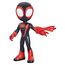 Marvel Spidey und Seine Super-Freunde – 22,5 cm Supergroße Miles Morales Action-Figur mit beweglichem Kopf & Armen, Web-Zubehör – Vorschulspielzeug für Kinder ab 3 Jahren – Bekannt aus Disney+